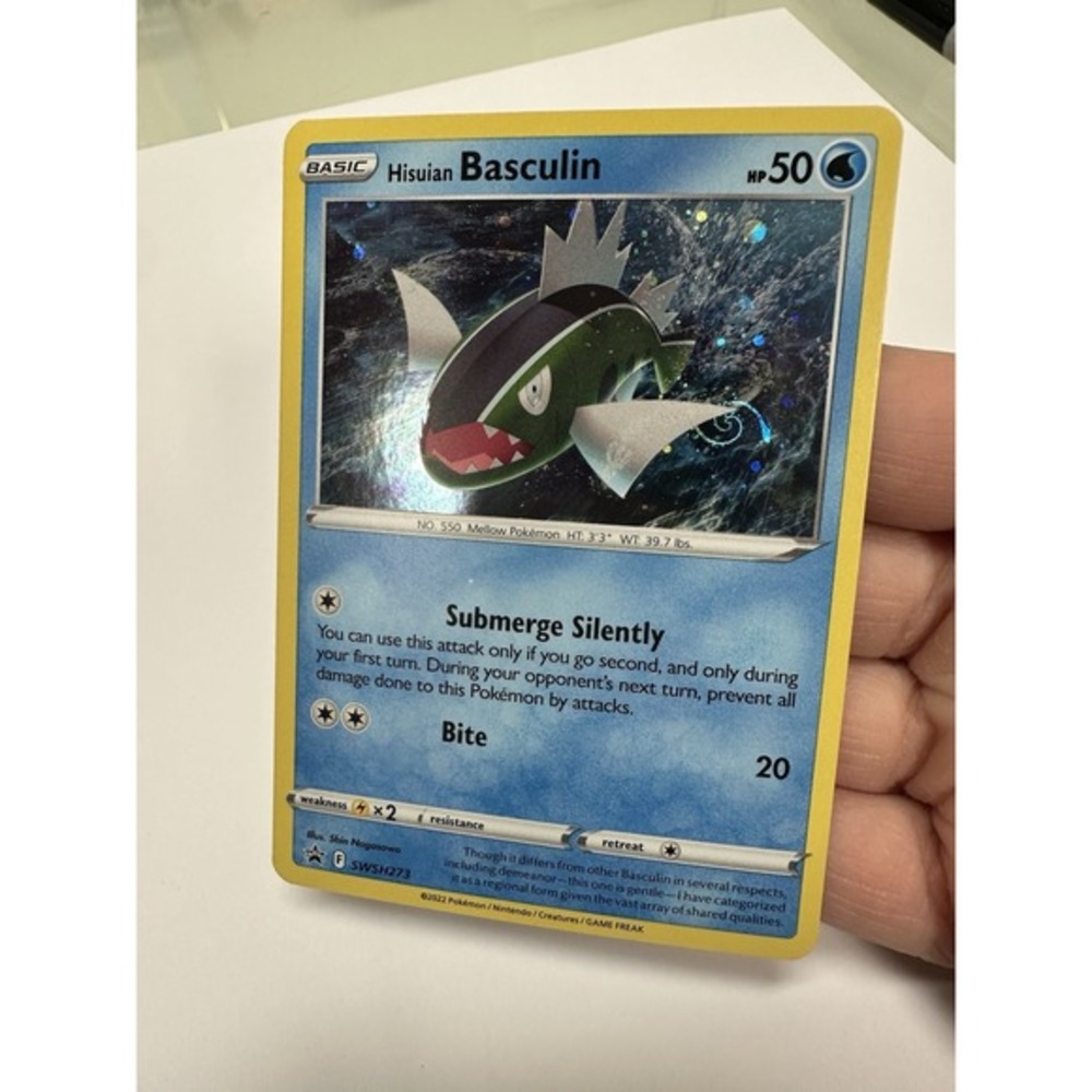 Hisuian Basculin HD FART‎ SWIRL 🌀SWSH273 Sword & Shield Promo Cards Holo